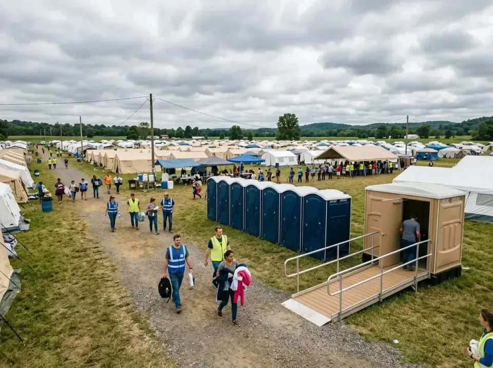 disaster-relief-camp-restrooms-010 — frequently asked questions, Dumpster & Portable Bathrooms Rental in Hot Springs, AR